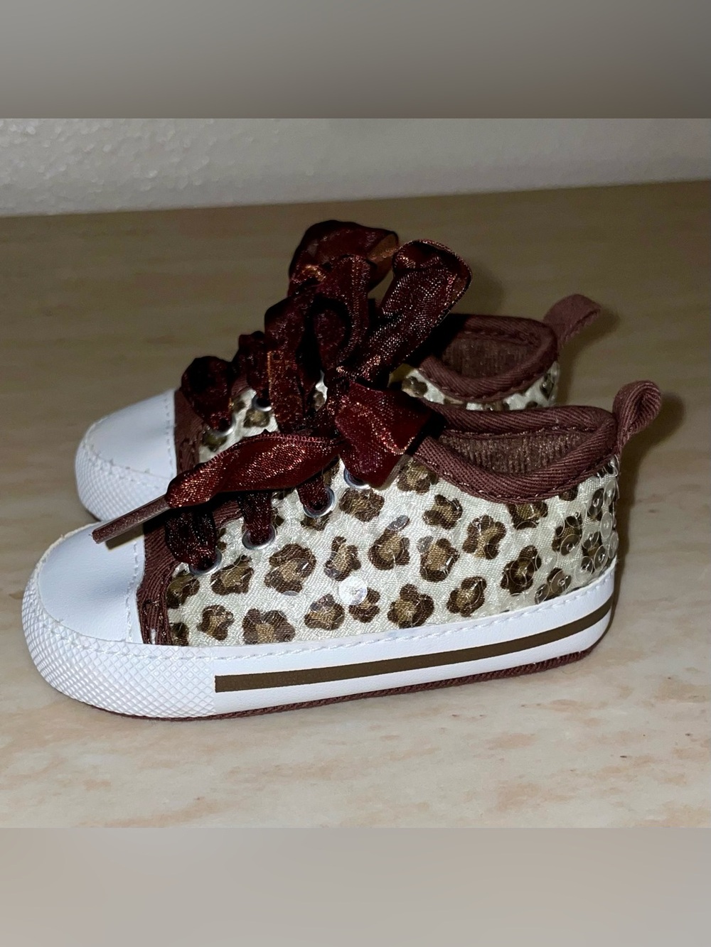 6/9m Cheetah Print Shoes